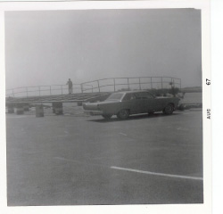 The ramp before installation ca. 1967